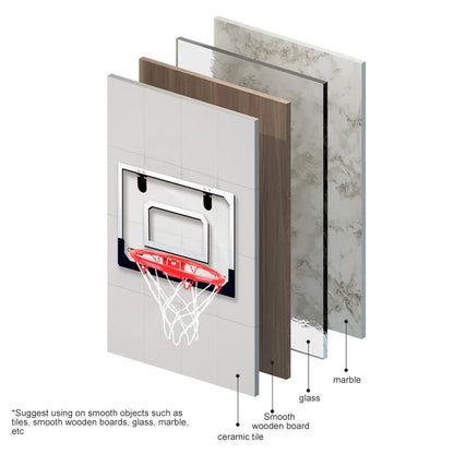 Kids Mini Basketball Hoop With Backboard and Electronic Scoreboard, Outdoor Indoor Excersise Game Toys