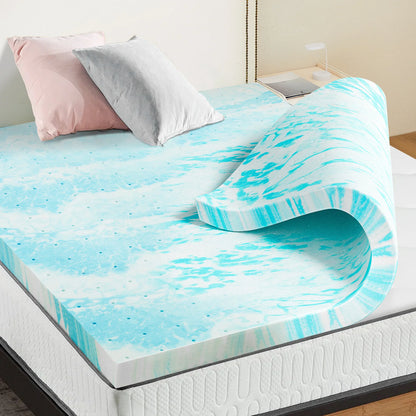 2-3 Inch Cooling Gel Memory Foam Mattress Topper