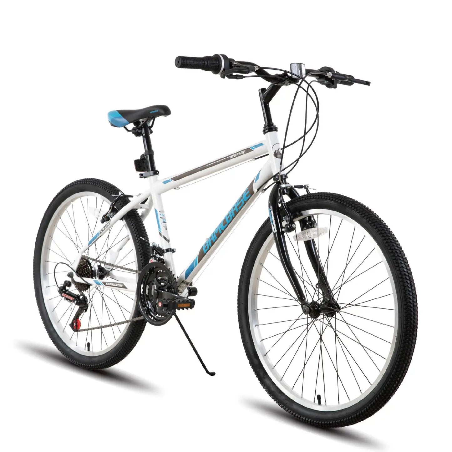 24/26 inch Mountain Bike, 21 Speeds High-Carbon Steel Frame
