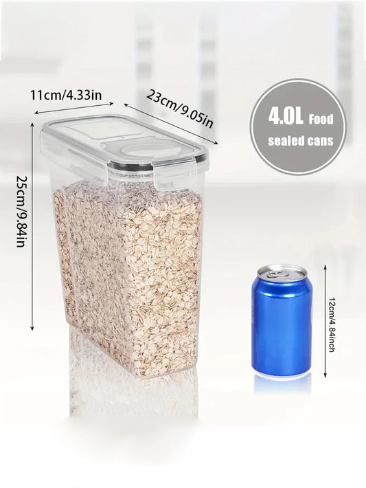4pcs Large Food Storage Containers With Lids,
