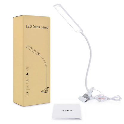 5W LED Clip on Desk Lamp with 3 Modes, Table Lamp