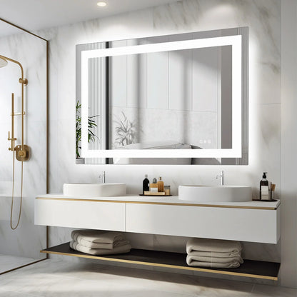 LED Bathroom Vanity Mirror Front Light and Backlit