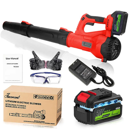 Ultra-high power cordless leaf blower suitable for garden cleaning, dust removal and snow removal
