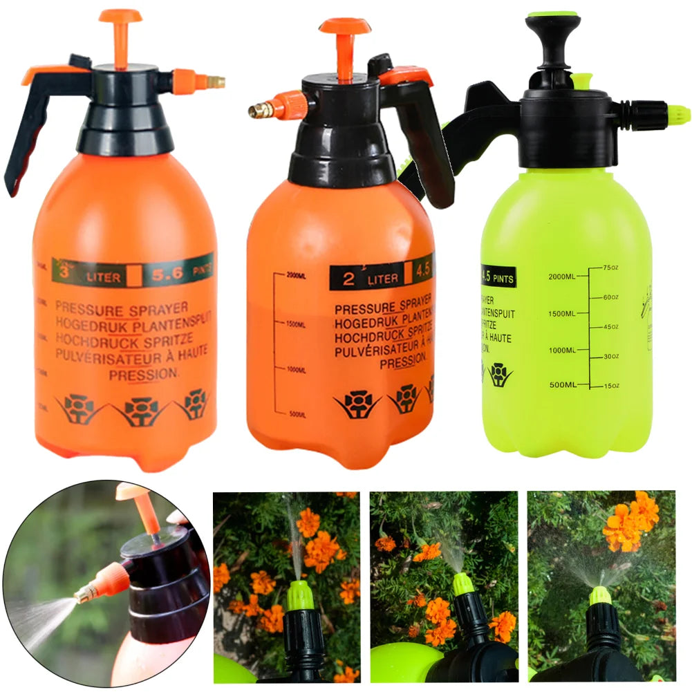 3/2L Hand Pump Pressurized Plant Spray Bottle
