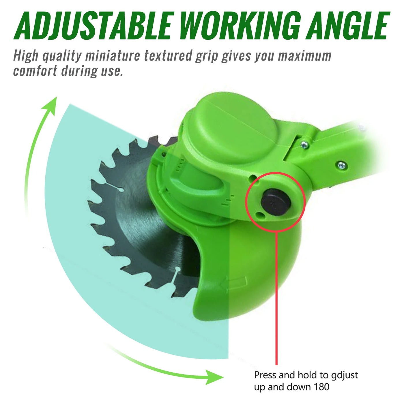 Electric Grass Trimmer 2-in-1 Cordless Cutter With 2x Battery