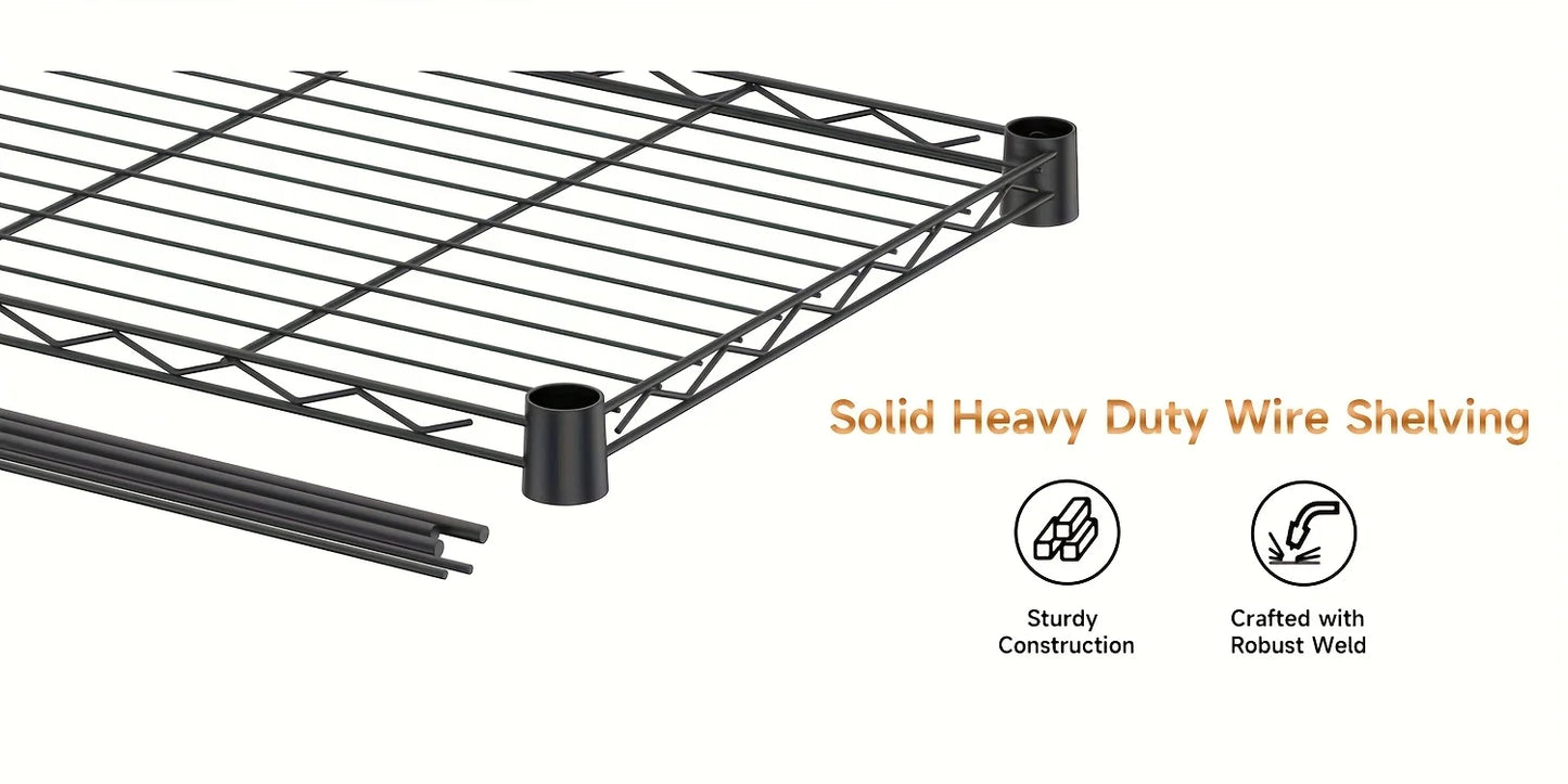 Multi-Tier Steel Utility Shelving Unit