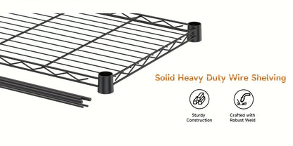 Multi-Tier Steel Utility Shelving Unit