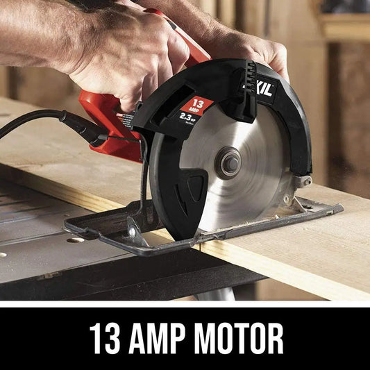 7-1/4" Circular Saw with Powerful 13-Amp Motor
