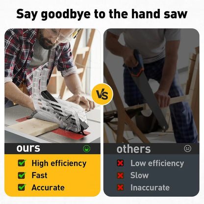 Mini Benchtop 10" Table Saw with 36T Blade for Wood PVC Aluminum Metal Cutting Home Workshop