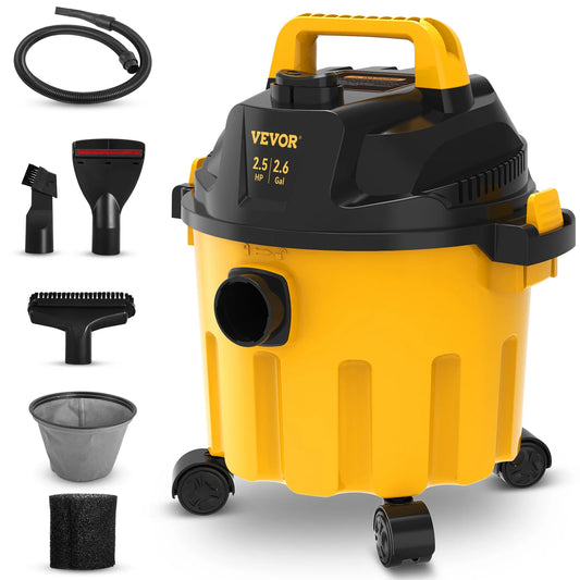 3 in 1 Portable Wet Dry Vac 2.6 Gallon 2.5 HP
