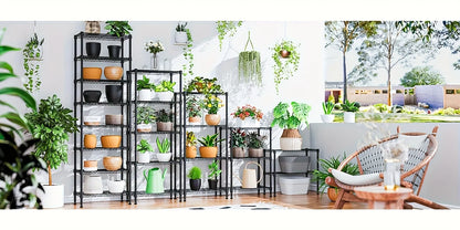 Multi-Tier Steel Utility Shelving Unit