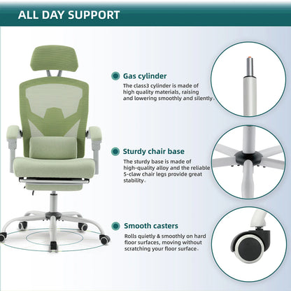Ergonomic, Reclining, Gaming, Computer Desk Chair
