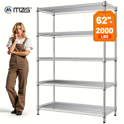Multi-Tier Steel Utility Shelving Unit