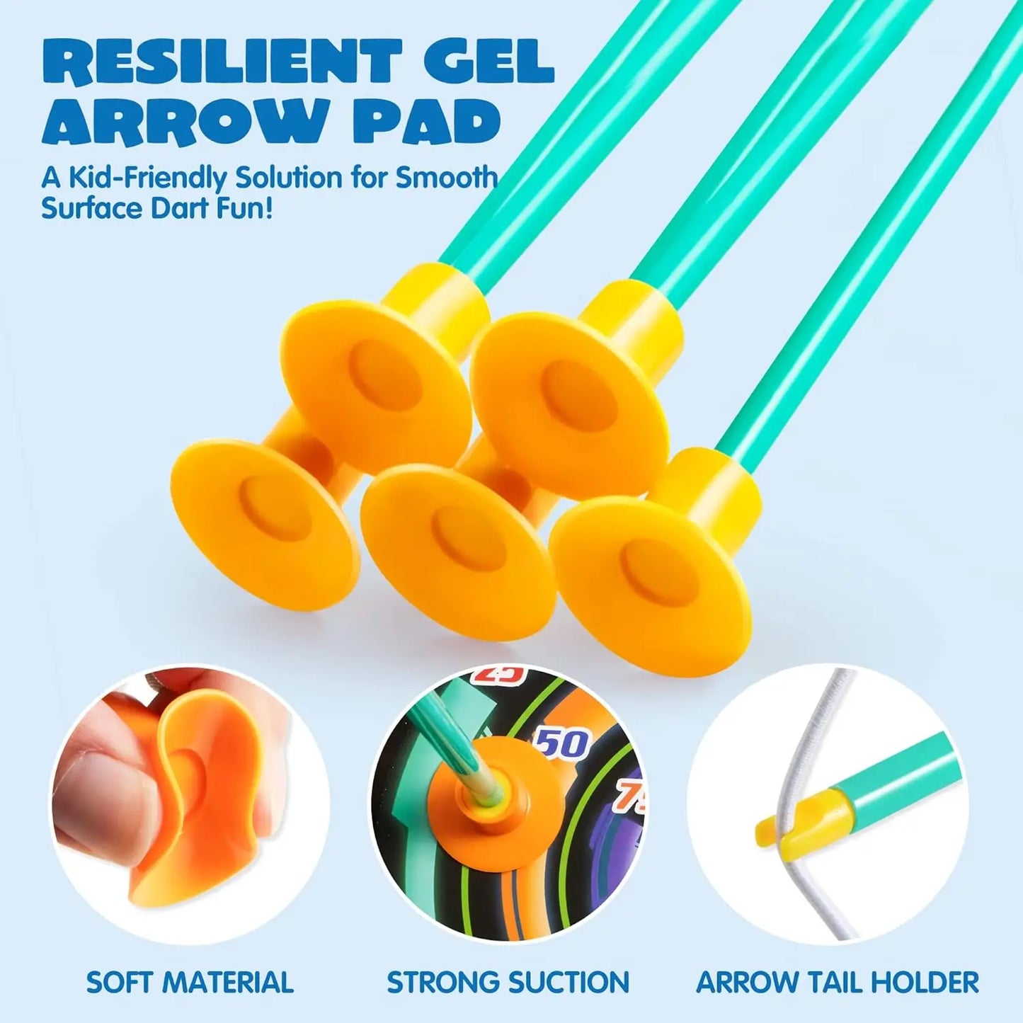 Kids Bow and Arrow Set LED Light Up Archery Toy With 9 Suction Cup Arrows Target for Kid Ages 6-12 Outdoor Play Gift