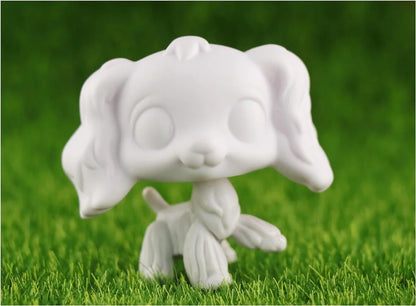 Lovely White Base Pet Figure